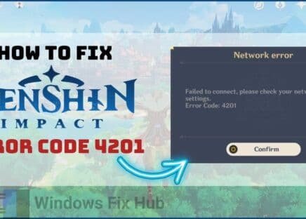 How to Fix Genshin Error Code 4201