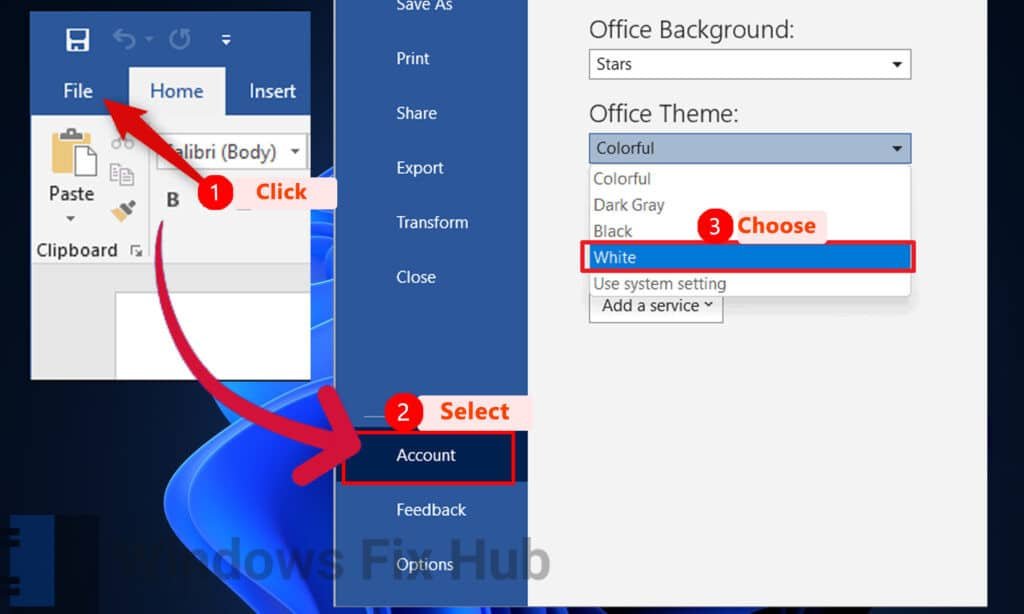 How to Turn Off Dark Mode in Microsoft Word