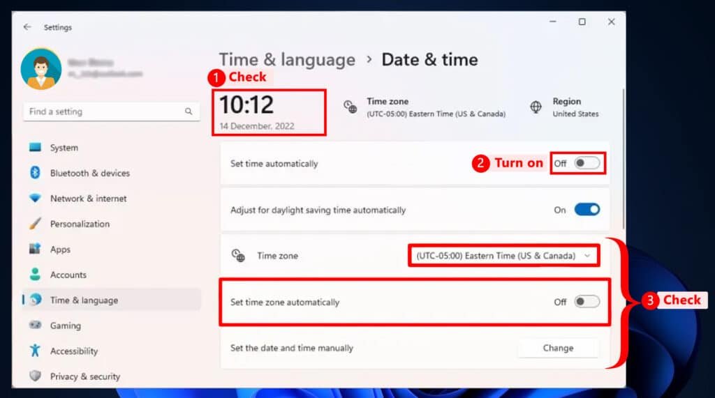 Check System Date and Time