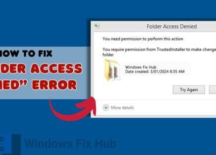 Folder Access Denied Error