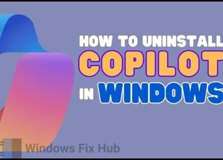 How to Uninstall Copilot from Windows