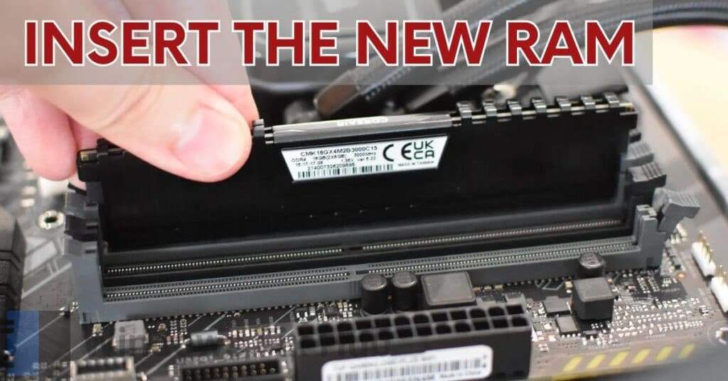 Insert the new RAM