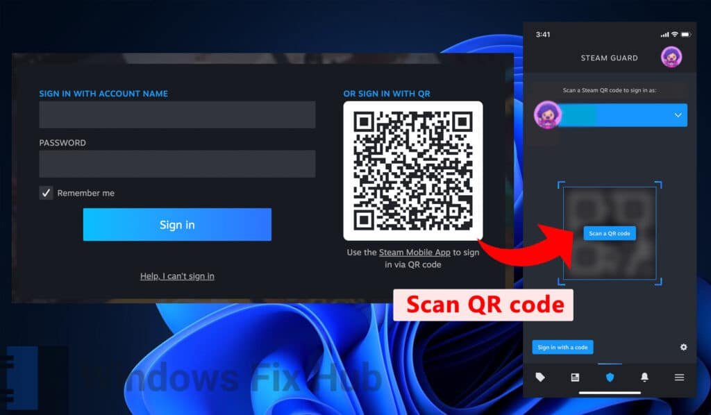 Login With Steam Using the QR Code