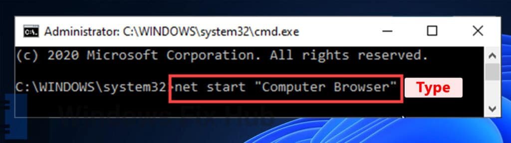 Net start Computer Browser