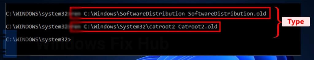 SoftwareDistribution and Catroot2