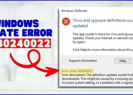 Windows Update Error 0x80240022