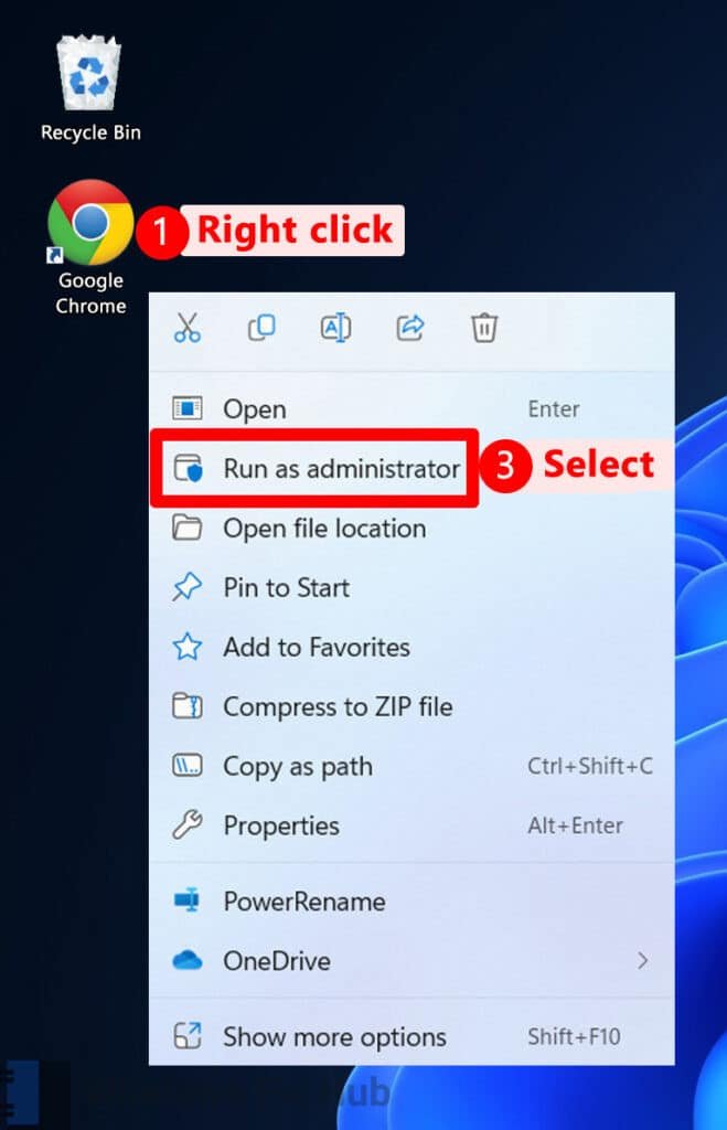 Run Chrome as Administrator