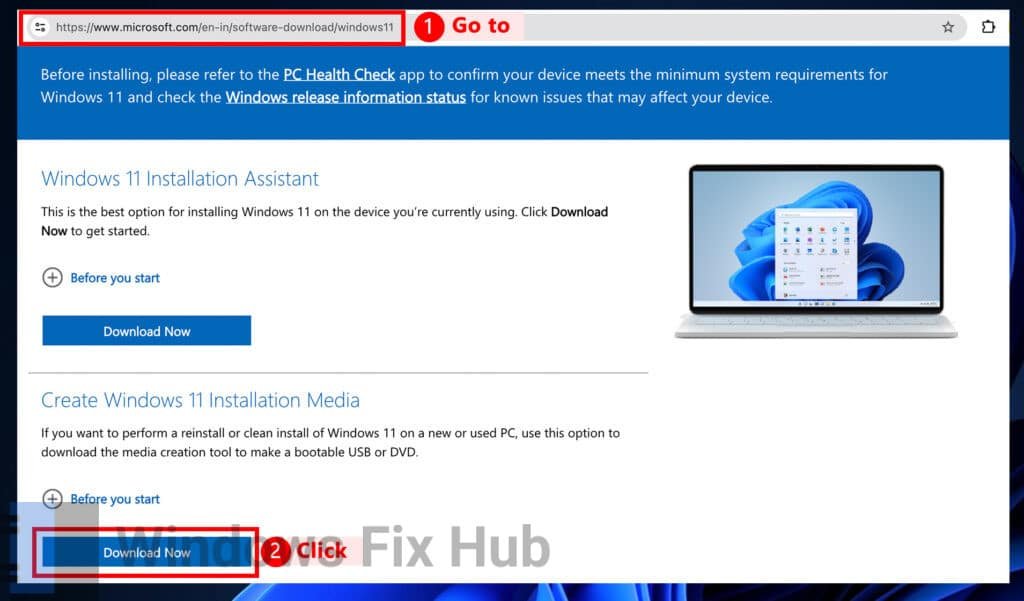 Download Windows 11 Installation Media