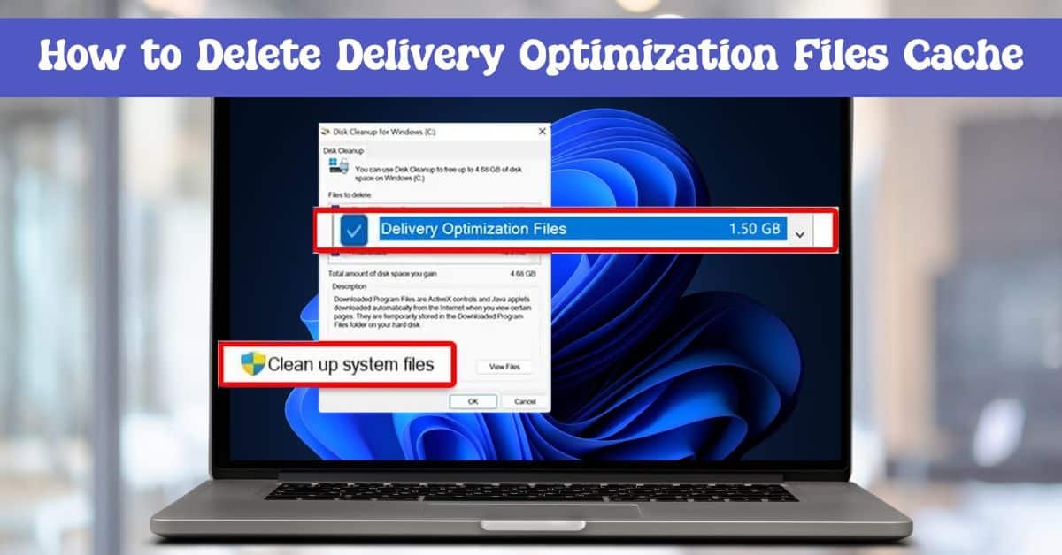 How to Efficiently Delete Delivery Optimization Files Cache and Boost PC Performance