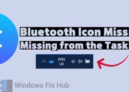 How to Fix the Bluetooth Icon Missing from the Taskbar in Windows 10 and 11
