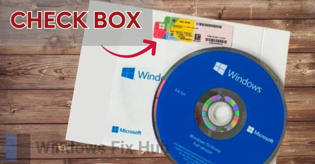 Check Windows Purchase Box