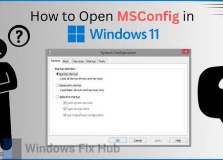 How to Open MSConfig in Windows 11