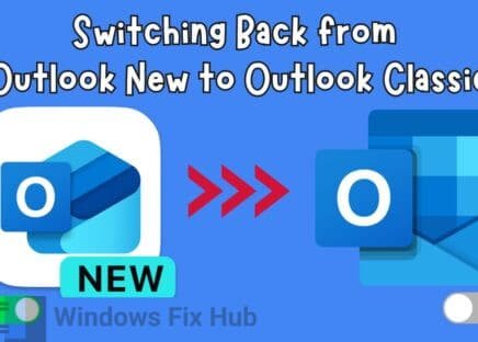 How to Switch from Outlook New to Outlook Classic
