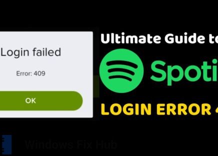 Ultimate Guide to Fix Spotify Login Error 409