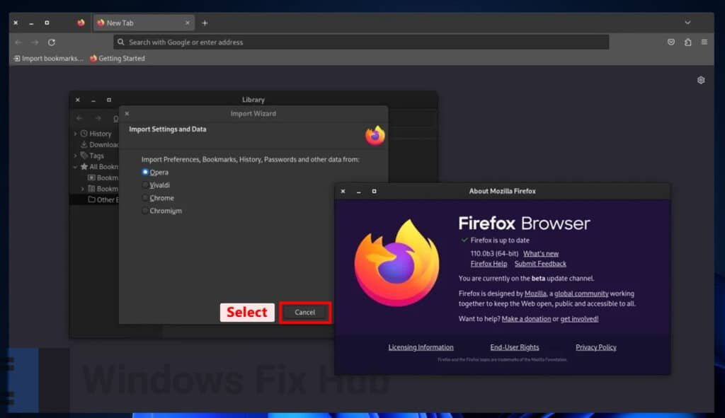 Avoid immediately syncing or importing old data for Firefox