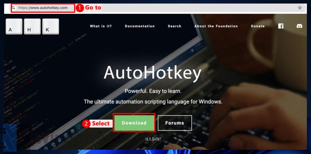 Download Autohotkey