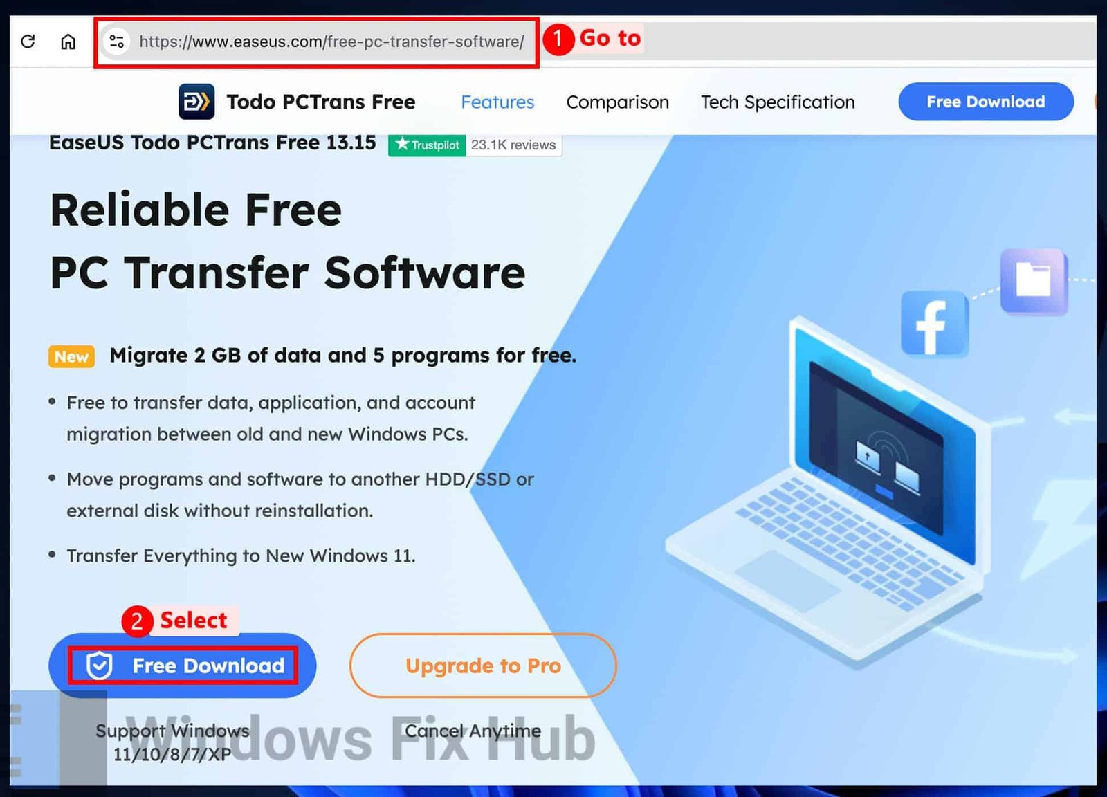 Download EaseUS Todo PCTrans