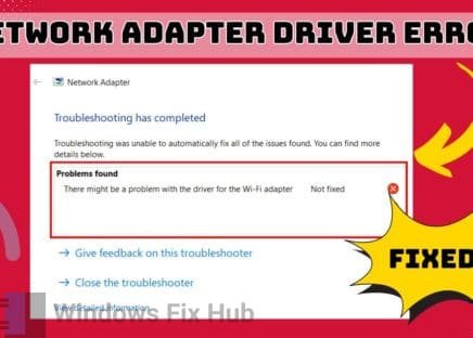 How to Fix There Might Be a Problem with the Driver for WiFi Adapter Error