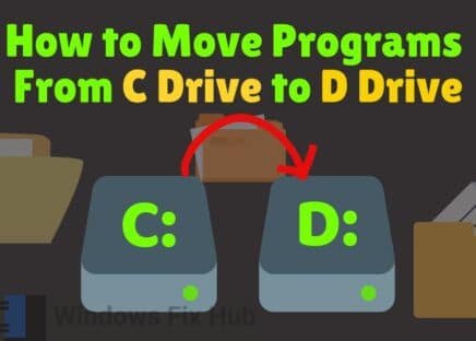 How to Move Programs From C Drive to D Drive