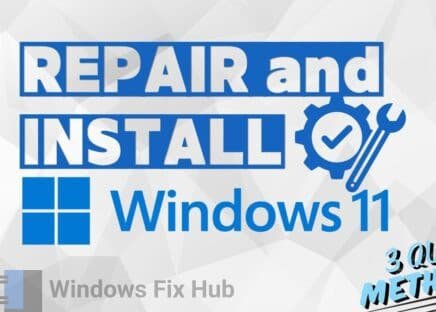 Repair Install Windows 11