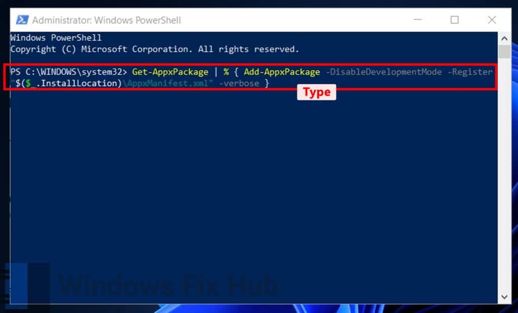 Reregister Action Center Using Windows Powershell