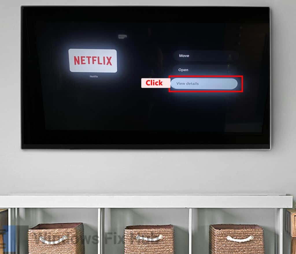 View Netflix Details on TV